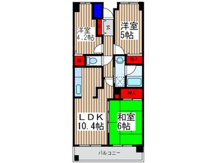 コンブリオⅡの物件間取画像